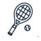 Championship Tennis Court